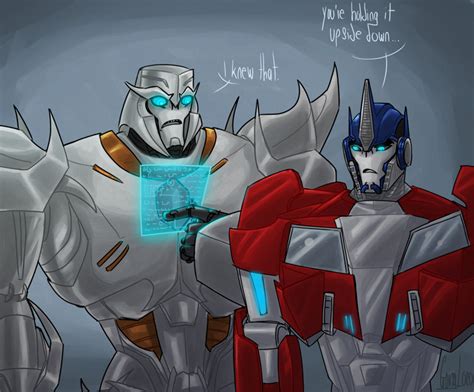 Transformers Prime Megatron X Optimus Fanfic