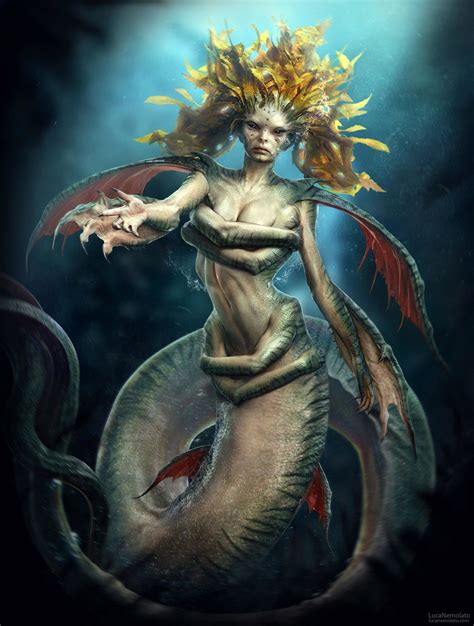 ArtStation - Creature of the Deep, Luca Nemolato Creature Feature ...