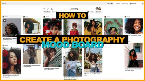 HOW TO CREATE A Photography MOODBOARD // STEP BY STEP! - YouTube