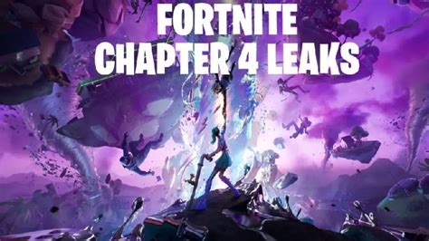 Fortnite Chapter 4 Season 1 leaks : new map, collabs & mechanics