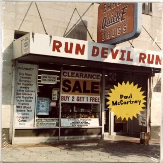 MCCARTNEY, PAUL (EX-BEATLES) - RUN DEVIL RUN - (LP) Vinyl record 12" - 17500 rub