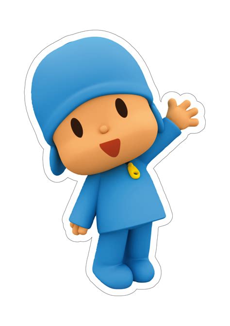 Pocoyo totem centro de mesa desenho infantil png