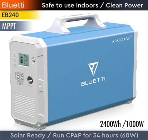 Review : Bluetti 2400WH Solar Generator / EB240 – Chainsaw Journal