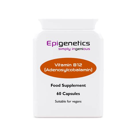 Vitamin B12 (Adenosylcobalamin) pack of 60 capsules - Epigenetics