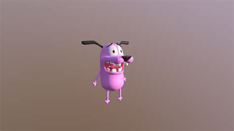 Courage the Cowardly Dog - Download Free 3D model by Milton (@milton ...