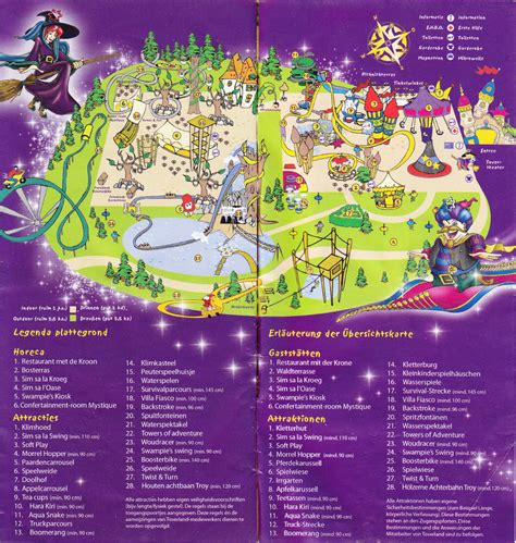 Toverland - 2008 Park Map