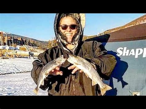 Ice Fishing Lake Dillon, Colorado (Rainbow Trout) - YouTube