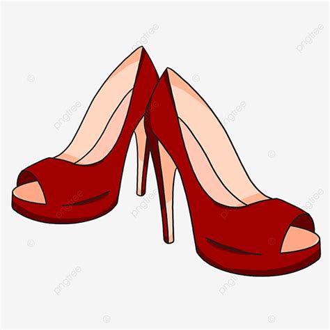 Red High Heels Hd Transparent, Red High Heels Clip Art, High Heel ...