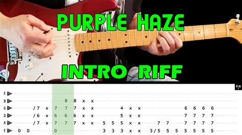 PURPLE HAZE - Guitar lesson - Intro riff (with tabs & EXTRA slow lesson ...