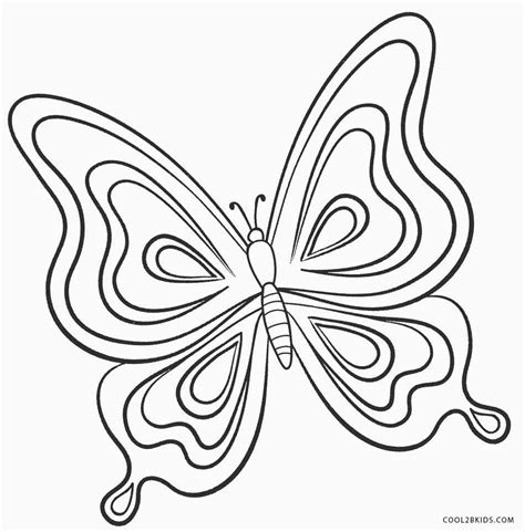 Printable Butterfly Coloring Pages For Kids | Cool2bKids