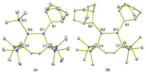 Molecular structures determined by single-crystal XRD analysis (atomic ...