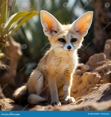 A Fennec Fox In The Sahara Desert Stock Photography | CartoonDealer.com #282454004