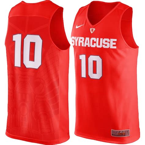 #10 Syracuse Orange Nike Authentic Basketball Jersey - Orange ...