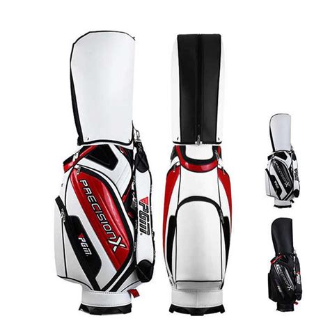 Leather Golf Bag with Wheels Large Capacity - HandmadeLuxurys.com