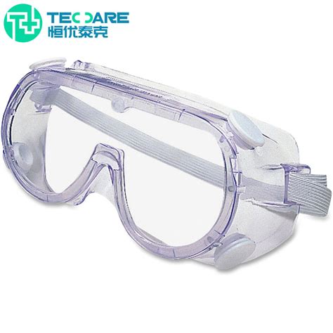 PVC Indirect Ventilation Anti Splash Chemical Safety Goggles from China manufacturer - TECARE