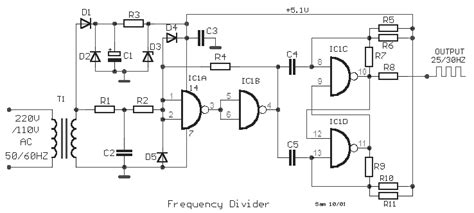 How to build Frequency Divider - circuit diagram