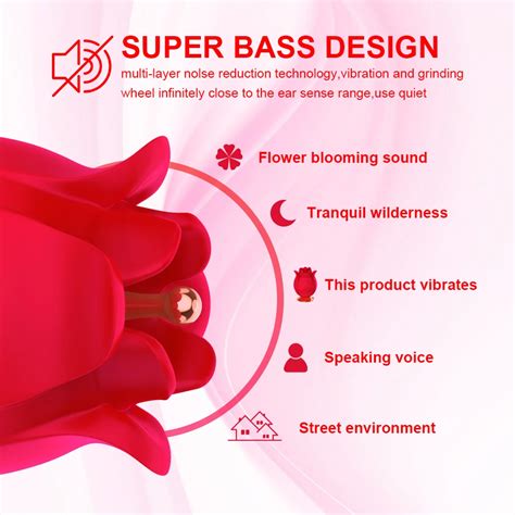 Blooming Rose Toy | 10 Frequency Ultrasonic Vibration - Rose Toy ...