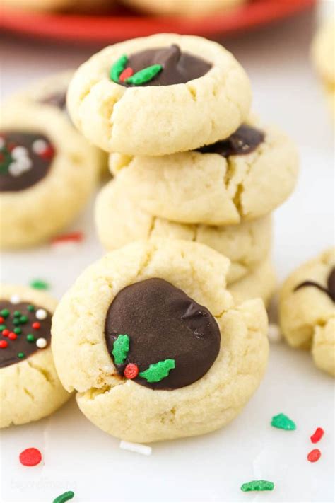 Chocolate Thumbprint Cookies | Beyond Frosting