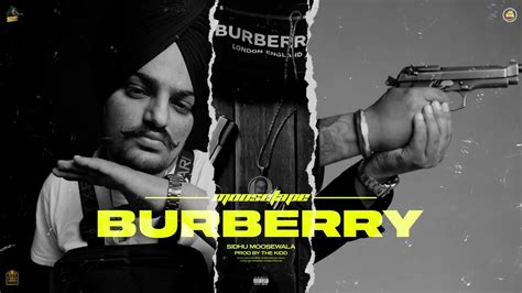 Burberry | Sidhu Moose Wala | Mp3 | Moosetape | #sidhumoosewala - YouTube