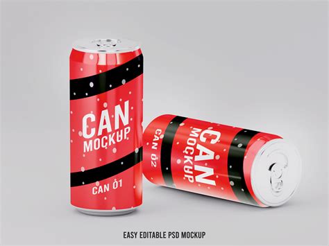 250ml soda can label presentation mockup by Azizul Haque Shaon on Dribbble