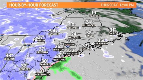 Maine weather forecast: Snow to turn to rain Thursday into Friday ...