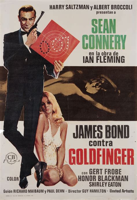 Goldfinger Original R1975 Spanish B1 Movie Poster - Posteritati Movie Poster Gallery