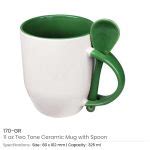 Custom Ceramic Mug with Spoon | Magic Trading Company -MTC