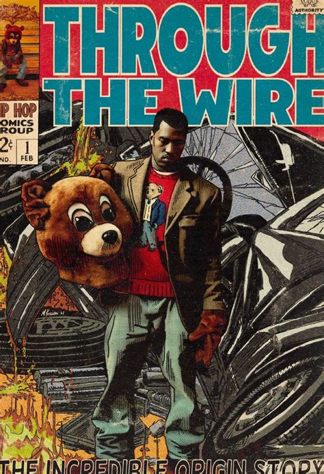 Kanye West Through the Wire Hip Hop Comics Art Print - Etsy | Comic books art, Comic art ...