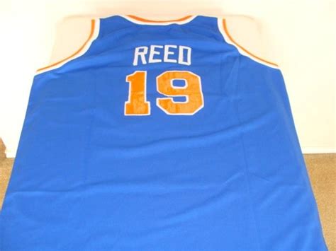 #19 WILLIS REED New York Knicks NBA Center Blue Throwback Jersey | Lone Star Throwbacks