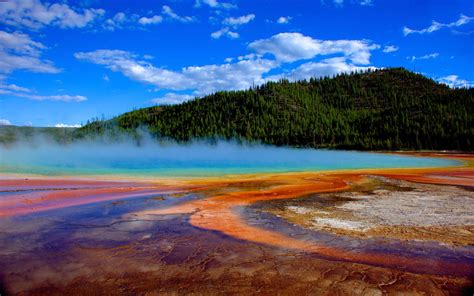 Grand Prismatic Spring Yellowstone National Park Is The Largest Hot Spring In The United States ...