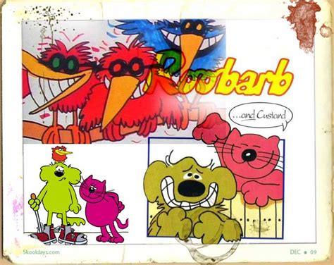 Roobarb and custard