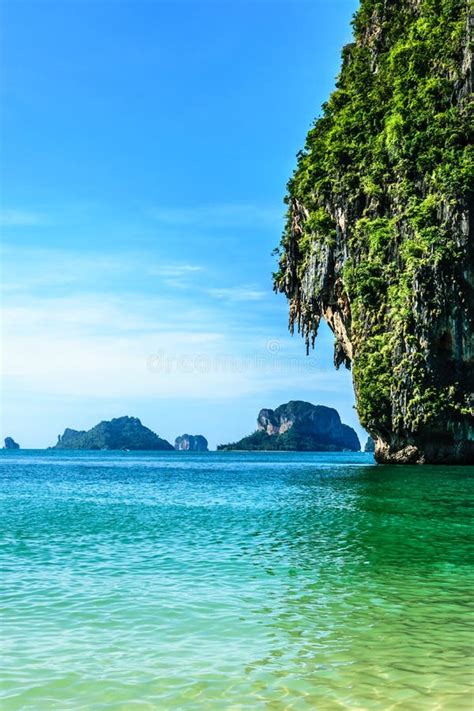 Phra Nang Beach stock image. Image of hoping, island - 63837721