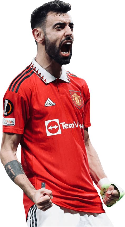 Bruno Fernandes Manchester United football render - FootyRenders