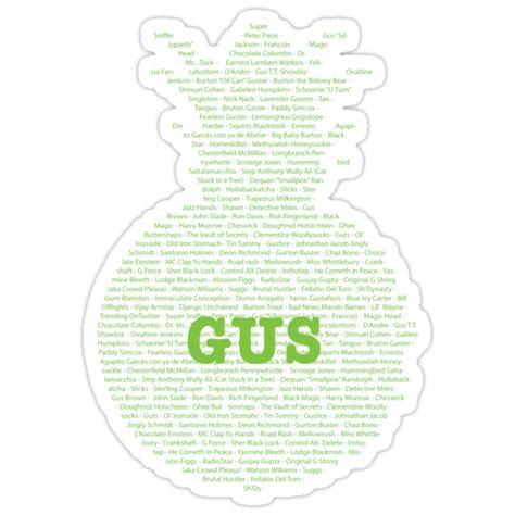 "Gus's Nicknames (Psych)" Stickers by FrannyGlass | Redbubble