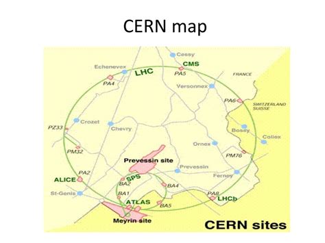 Cern Lhc Map