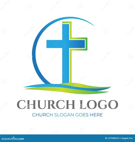 Christian Church Logo Design Stock Vector - Illustration of stigma, religious: 157998474