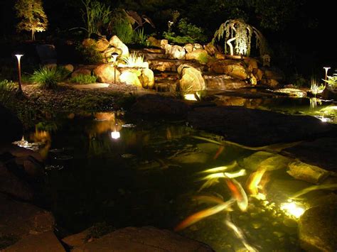 Pond Lighting - Turpin Landscaping