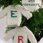 Tiny Knit Sweaters for Christmas Trees, Garland or Wreaths · Nourish ...