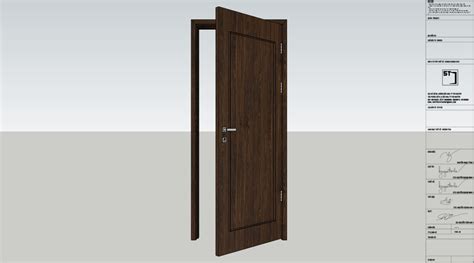 3421 Composite Doors Sketchup Model Free Download by Archi Trieu