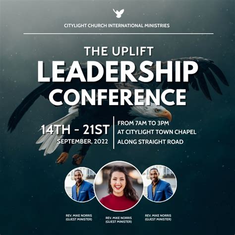 Copy of leadership conference flyer template | PosterMyWall