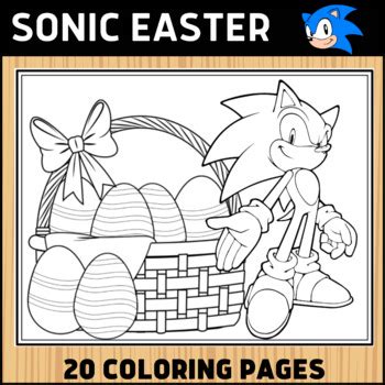 20 Sonic Easter Coloring Pages by The Classy Classroom VIP | TpT