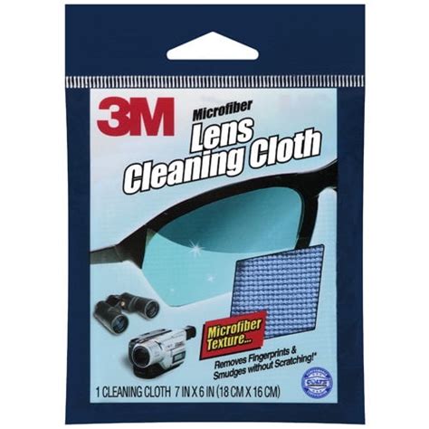 3M: Microfiber Lens Cleaning Cloth, 1 Ea - Walmart.com