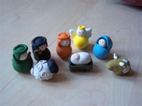 Nativity Scene in clay | Clay christmas decorations, Nativity crafts, Christmas clay