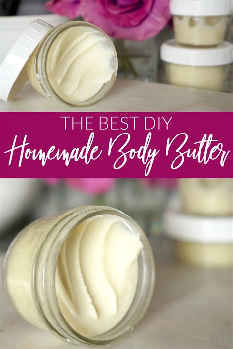 DIY Homemade Body Butter | Only 4 Ingredients! | Recipe | Homemade body butter, Diy body butter ...