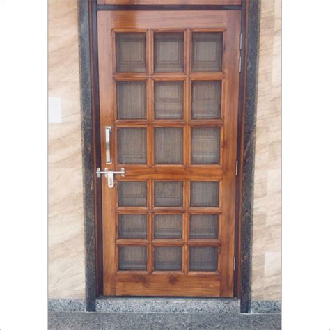 Wooden Mosquito Net Door at Lowest Price in Faridabad - Manufacturer ...