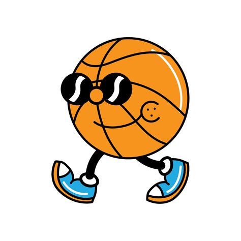 cartoon basketball ball 11176134 Vector Art at Vecteezy