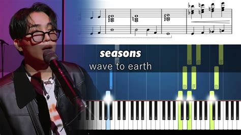 wave to earth - seasons - Accurate Piano Tutorial with Sheet Music - YouTube