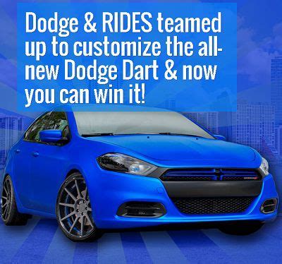 Win Customized Dodge Dart in Sweepstakes | SweepstakesBible