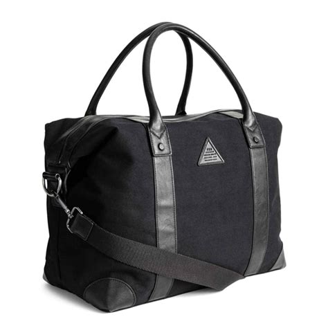 Canvas Weekend Bag Black