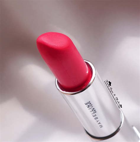 Maybelline Pink Alert Lipstick POW 4 Review- The Best Coral Lipstick in India - Heart Bows & Makeup